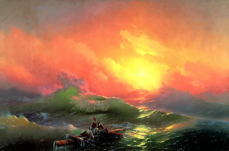 Ivan Aivazovsky – The Ninth Wave, 900 Classic russian paintings