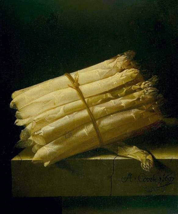 Coorte Asparagus. Dutch painters