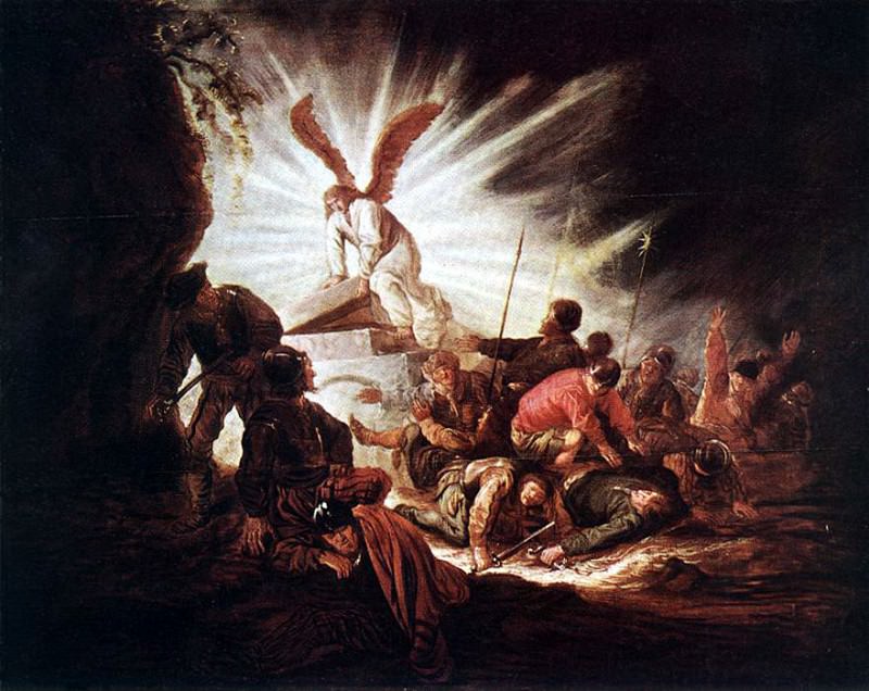 CUYP Benjamin Gerritsz The Angel Is Opening Christs Tomb. Dutch painters