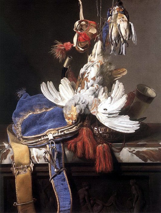 Виллем ван Алст - Охотничий натюрморт. Голландские художники
