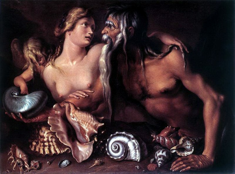 GHEYN Jacob de II Neptune And Amphitrite. Dutch painters