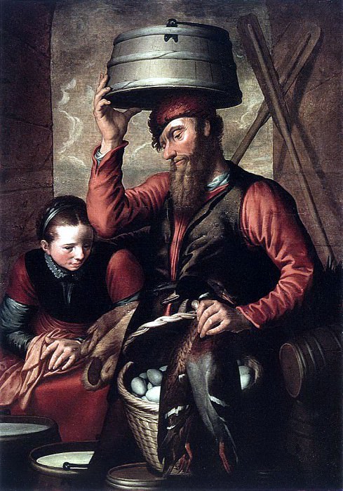 AERTSEN Pieter Vendor Of Fowl, Dutch painters