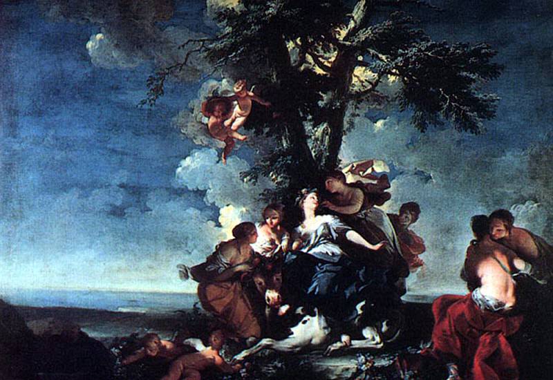 FERRETTI Giovanni Domenico The Rape Of Europa. Spanish artists