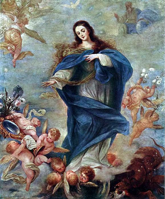ESCALANTE Juan Antonio Frias y Immaculate Conception. Spanish artists