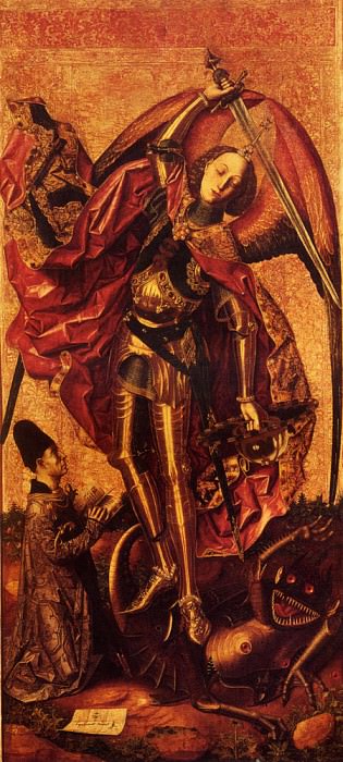 Bermejo Bartolomeo de Cardenas St Michael And The Dragon, Испанские художники