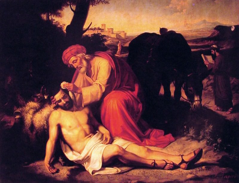 The Good Samaritan. Испанские художники