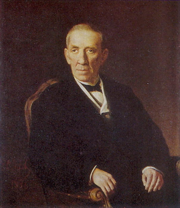 Portrait of Pyotr Ivanovich Nikolayev, chairman of the Vladimir district council. J. 1876, m. 93, 5h78 Cheboksary. Vasily Perov