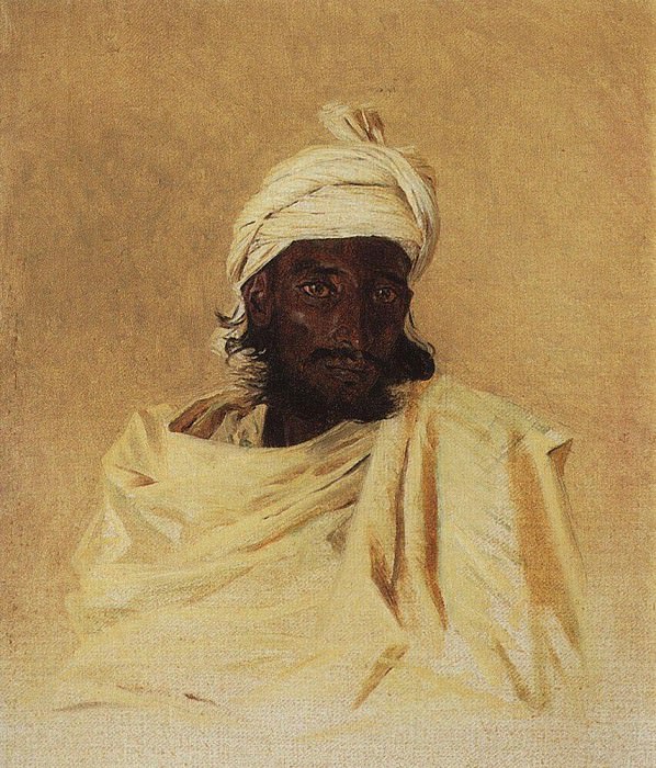 Бхил (Бхилы - одно из горных племен Декана). 1874. Василий Васильевич Верещагин