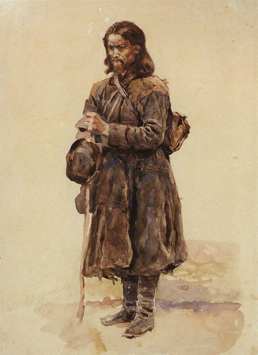 Wanderer. 1886. Vasily Ivanovich Surikov