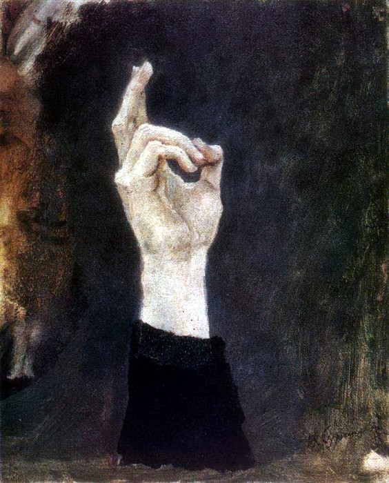 Hand boyar Morozov. Vasily Ivanovich Surikov
