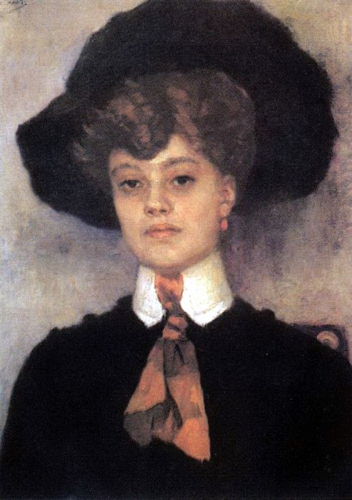 Portrait of a Lady. 1902. Vasily Ivanovich Surikov
