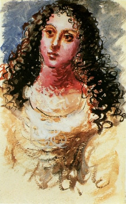 1920 Buste de femme. Пабло Пикассо (1881-1973) Период: 1919-1930