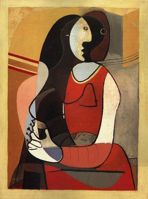 1927 Femme assise1. Пабло Пикассо (1881-1973) Период: 1919-1930
