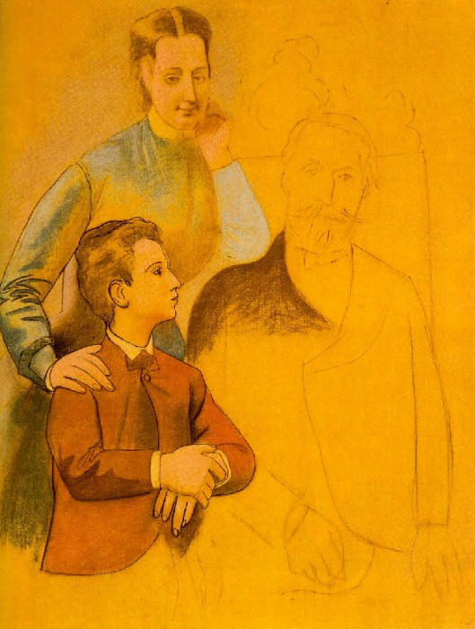 1919 La famille de NapolВon III, daprКs une illustration. Pablo Picasso (1881-1973) Period of creation: 1919-1930