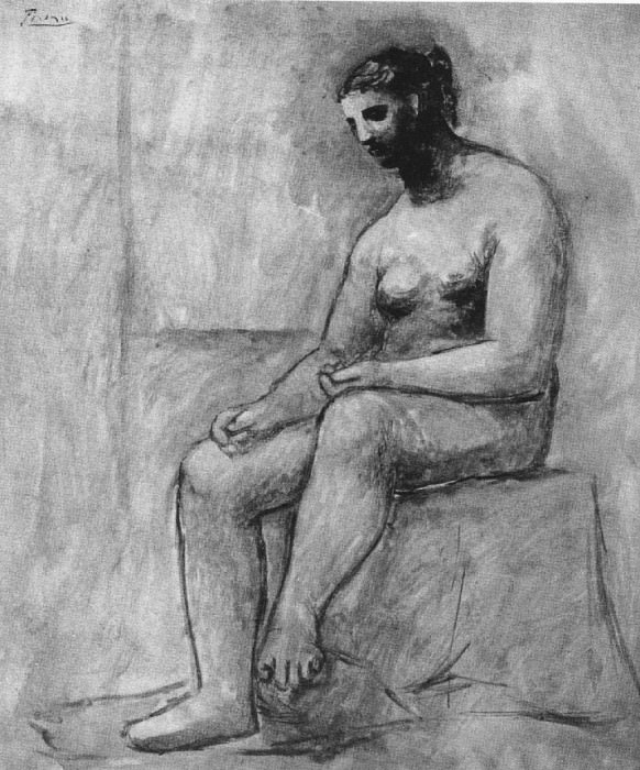 1922 Nu assis1. Пабло Пикассо (1881-1973) Период: 1919-1930