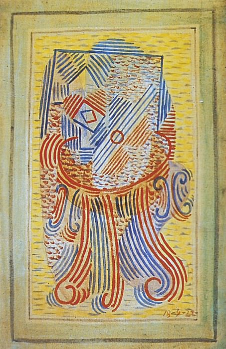1922 Table, fenИtre et objet. Пабло Пикассо (1881-1973) Период: 1919-1930