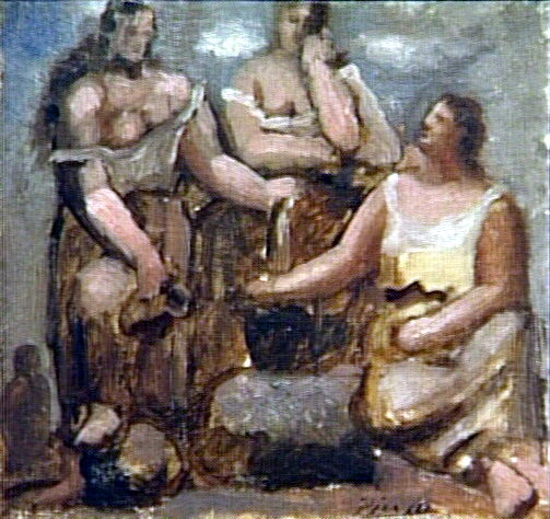 1921 Trois femmes Е la fontaine1. Pablo Picasso (1881-1973) Period of creation: 1919-1930