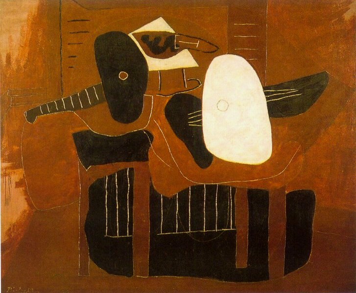 1926 Instruments de musique sur une table. Pablo Picasso (1881-1973) Period of creation: 1919-1930