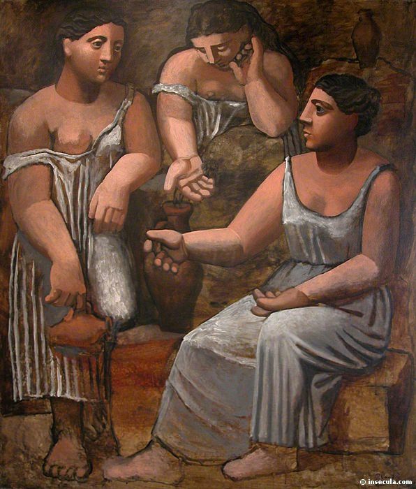 1921 Trois femmes Е la fontaine. Пабло Пикассо (1881-1973) Период: 1919-1930
