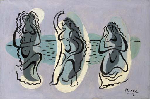 1924 Trois femmes au bord dune plage. Pablo Picasso (1881-1973) Period of creation: 1919-1930
