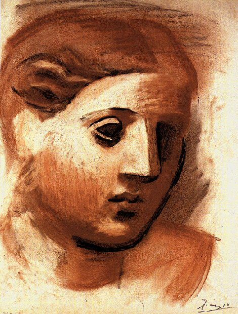 1921 TИte de femme6. Pablo Picasso (1881-1973) Period of creation: 1919-1930