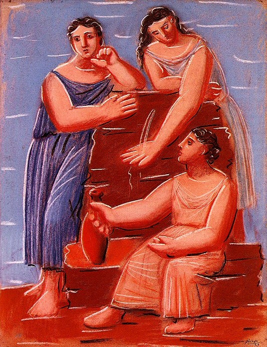 1921 Trois femmes Е la fontaine6. Пабло Пикассо (1881-1973) Период: 1919-1930