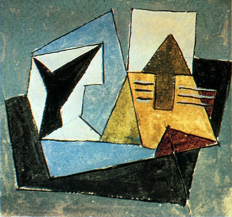 1920 Compotier et guitare sur une table. Pablo Picasso (1881-1973) Period of creation: 1919-1930