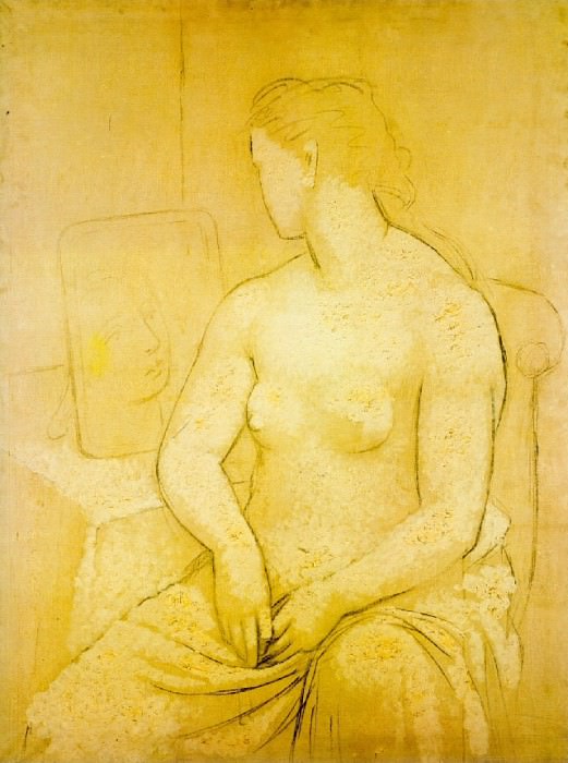1922 Nu assis. Пабло Пикассо (1881-1973) Период: 1919-1930