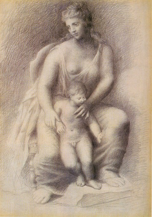 1922 MКre et enfant. Пабло Пикассо (1881-1973) Период: 1919-1930