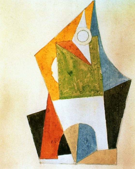 1920 Composition gВomВtrique. Pablo Picasso (1881-1973) Period of creation: 1919-1930