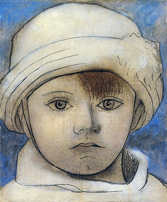 1923 Portrait de Paulo au bonnet blanc. Пабло Пикассо (1881-1973) Период: 1919-1930