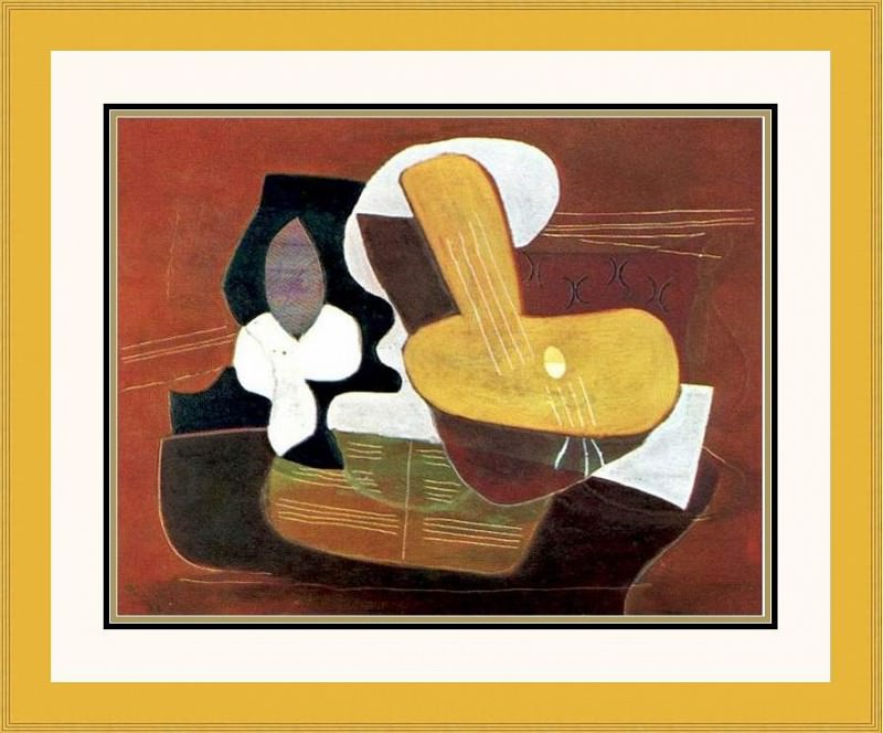 1923 Mandoline et portВe de musique. Пабло Пикассо (1881-1973) Период: 1919-1930