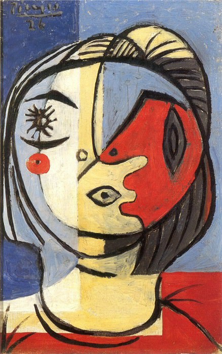 1926 TИte1. Pablo Picasso (1881-1973) Period of creation: 1919-1930