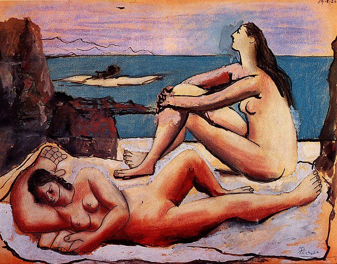 1920 Trois baigneuses3. Pablo Picasso (1881-1973) Period of creation: 1919-1930