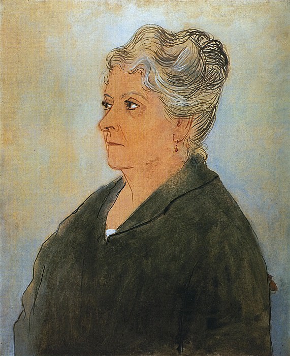 1923 Portrait de Doдa Maria (La mВre de lartiste). Пабло Пикассо (1881-1973) Период: 1919-1930