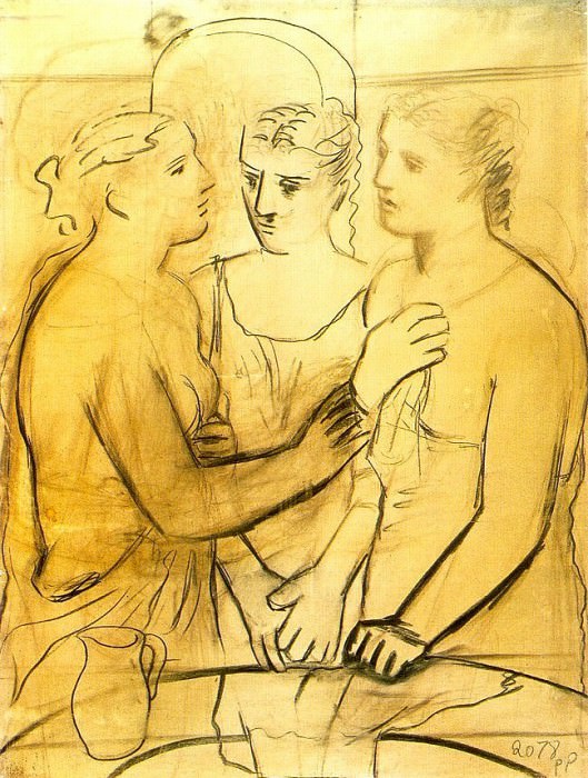 1921 Trois femmes Е la fontaine2. Pablo Picasso (1881-1973) Period of creation: 1919-1930