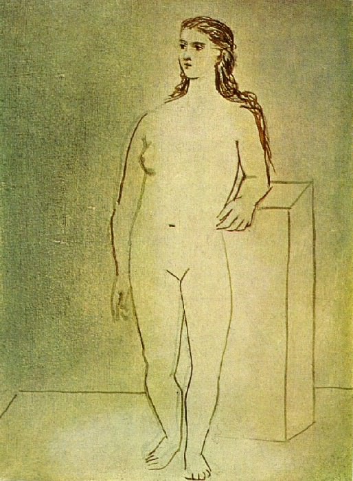 1923 Femme nue debout. Pablo Picasso (1881-1973) Period of creation: 1919-1930