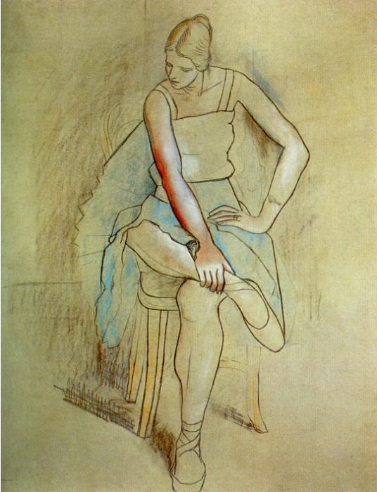 1920 Danseuse assise (Olga Picasso). Pablo Picasso (1881-1973) Period of creation: 1919-1930