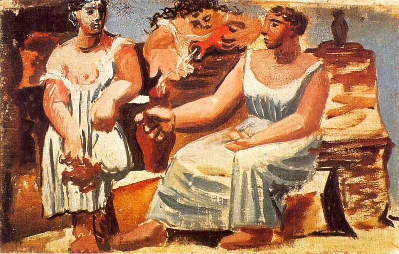 1921 Trois femmes Е la fontaine8. Pablo Picasso (1881-1973) Period of creation: 1919-1930