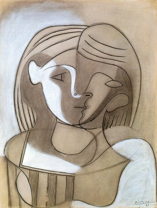 1926 TИte de femme. Пабло Пикассо (1881-1973) Период: 1919-1930