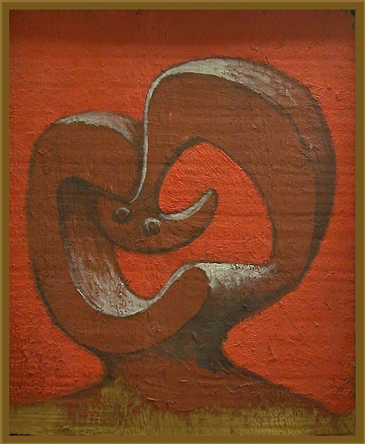 1930 TИte sur fond rouge. Пабло Пикассо (1881-1973) Период: 1919-1930