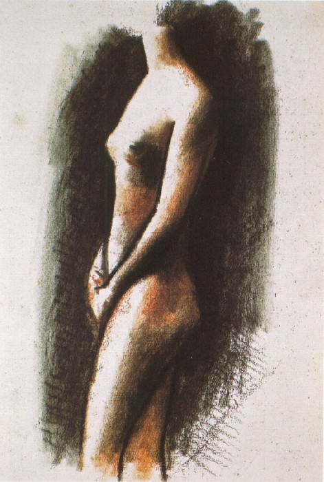 1920 Nu debout de profil. Пабло Пикассо (1881-1973) Период: 1919-1930