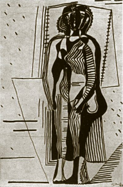 1926 Femme debout. Пабло Пикассо (1881-1973) Период: 1919-1930