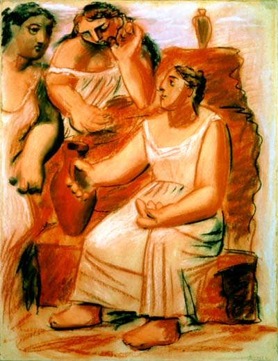 1921 Trois femmes Е la fontaine7. Pablo Picasso (1881-1973) Period of creation: 1919-1930