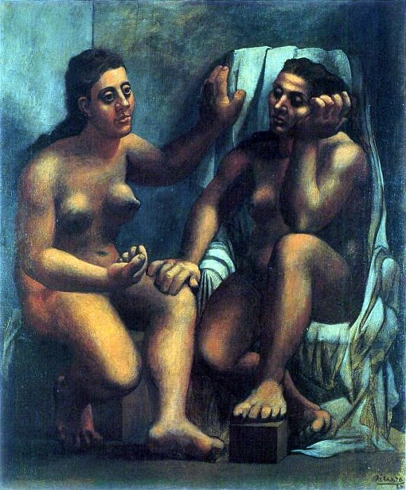 1920 Deux baigneuses assises. Пабло Пикассо (1881-1973) Период: 1919-1930