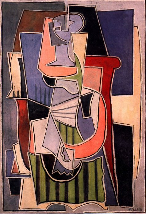 1920 Femme assise dans un fauteuil. Пабло Пикассо (1881-1973) Период: 1919-1930