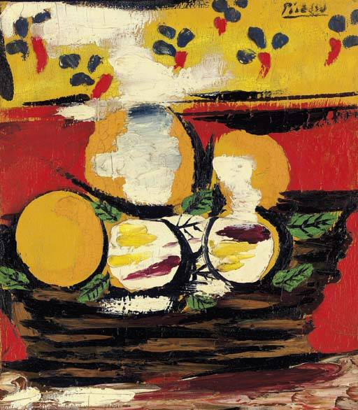 1927 Corbeille aux fruits. Пабло Пикассо (1881-1973) Период: 1919-1930