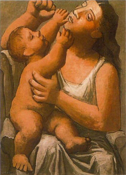 1921 MКre et enfant2. Pablo Picasso (1881-1973) Period of creation: 1919-1930