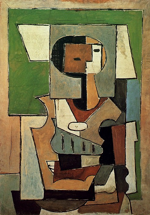 1920 Composition avec personnage. Pablo Picasso (1881-1973) Period of creation: 1919-1930 (Femme aux bras croisВs)