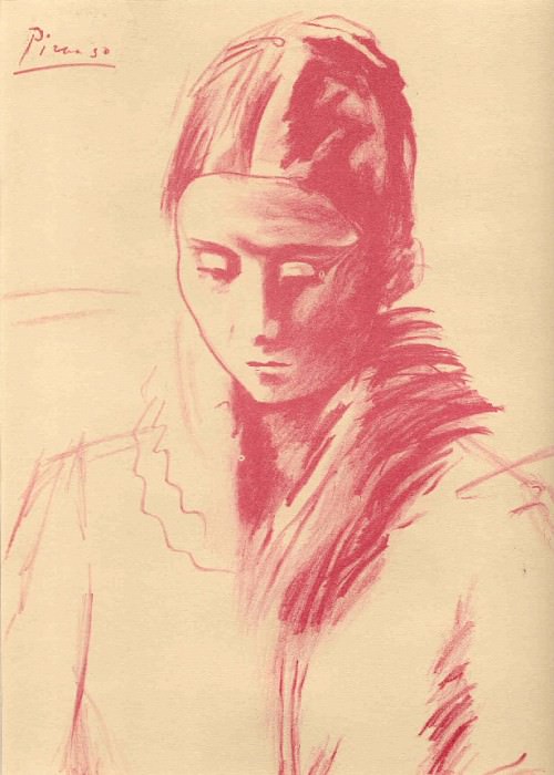 1921 Portrait dOlga3. Пабло Пикассо (1881-1973) Период: 1919-1930